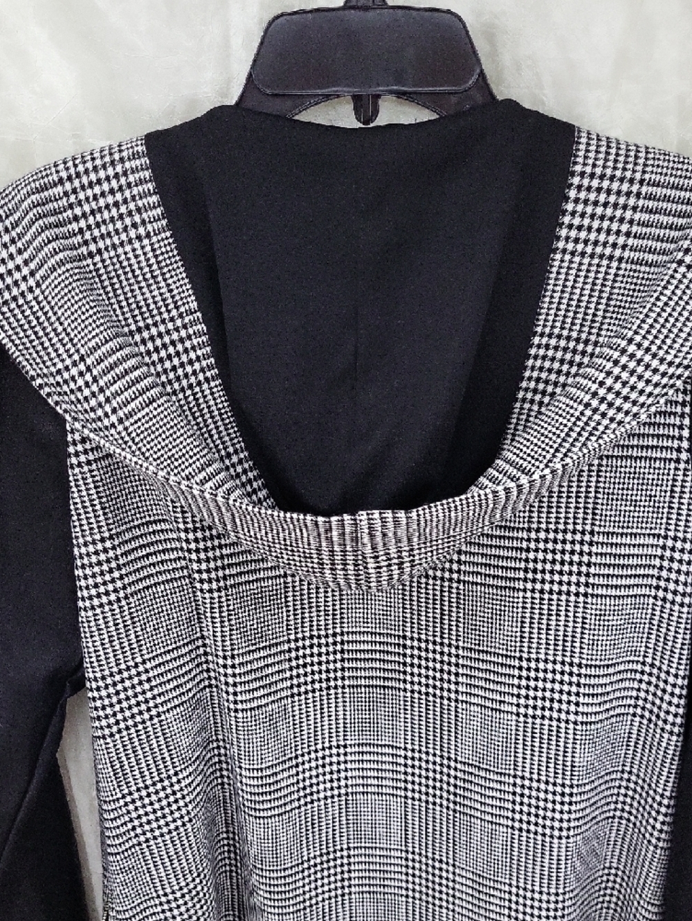 Frank Lyman Design Houndstooth Longline Blazer with Star Patches Sz 8 - Picture 15 of 15